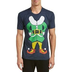 Men's Elf Man Ugly Christmas‎ T-Shirt New ships next day Large
